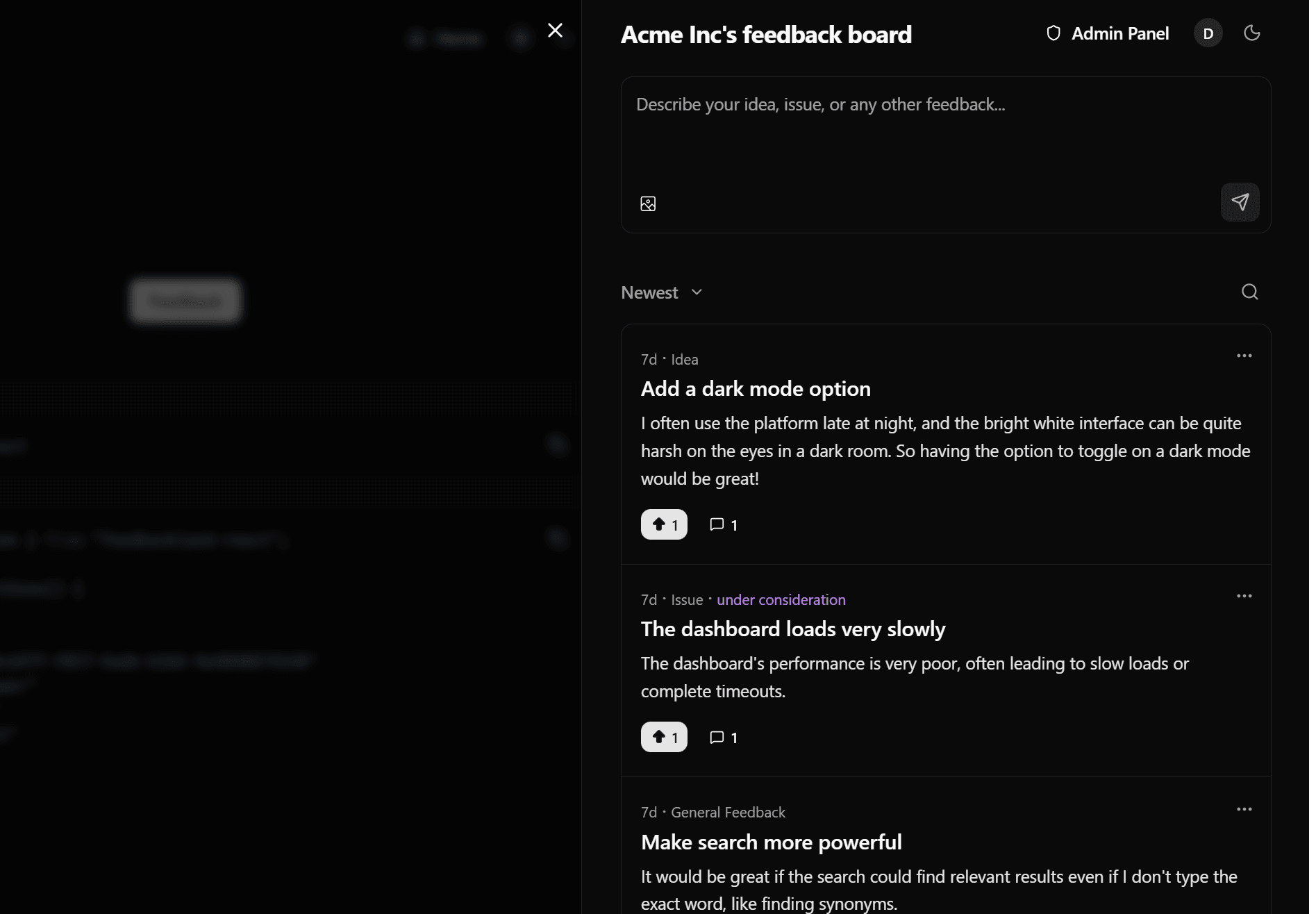 Universal Embed Widgets